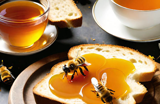 Мед, хлеб и пчелы